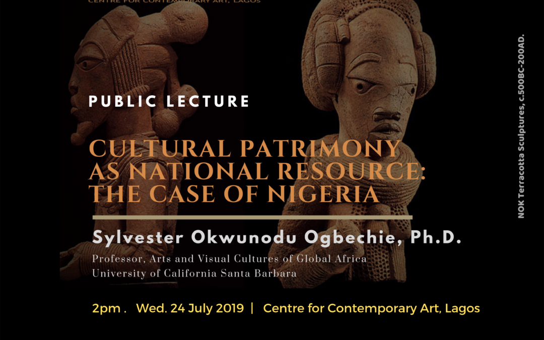 Public Lecture – Cultural Patrimony as National Resource: The Case of Nigeria