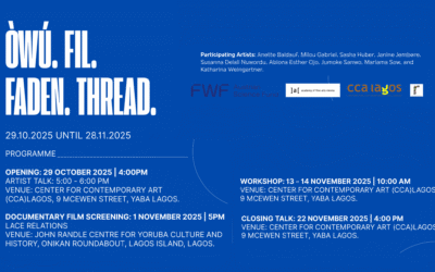 Òwú. Fil. Faden. Thread. — An Exhibition of Entangled Histories